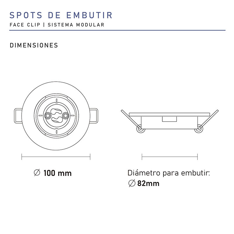 spot de embutir fabricante